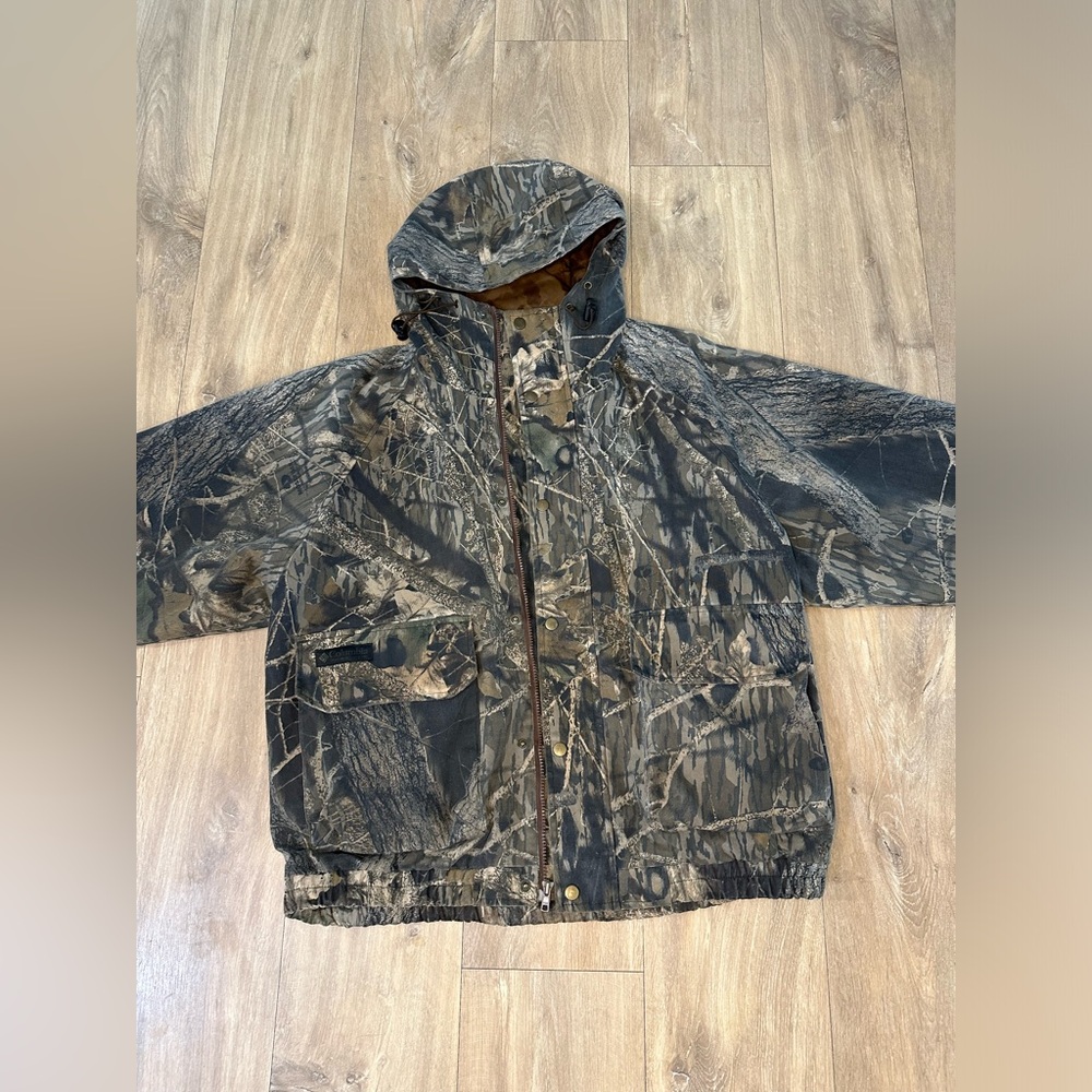 Columbia Waxed Canvas Mossy Oak Original Breakup Jacket